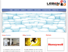 Tablet Screenshot of lebensolutions.com